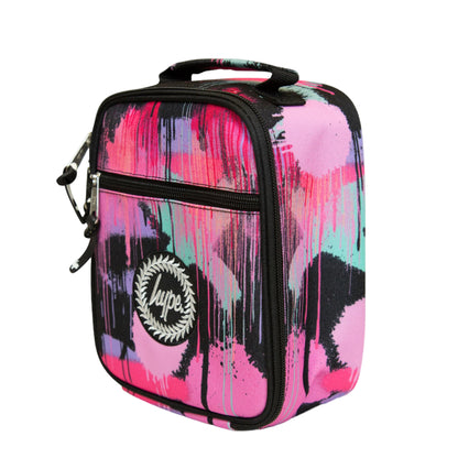 Black-Pink - Side - Hype Spray Paint Lunch Bag