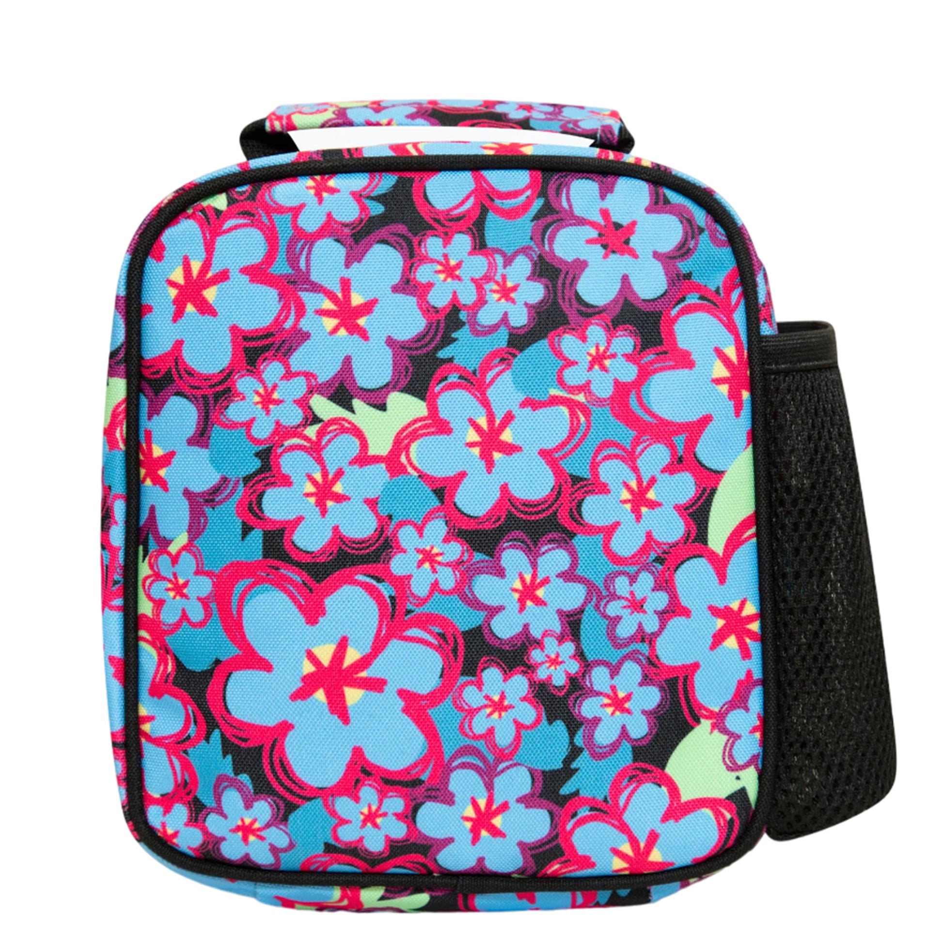 Blue-Black-Red - Back - Hype Flowers Lunch Bag