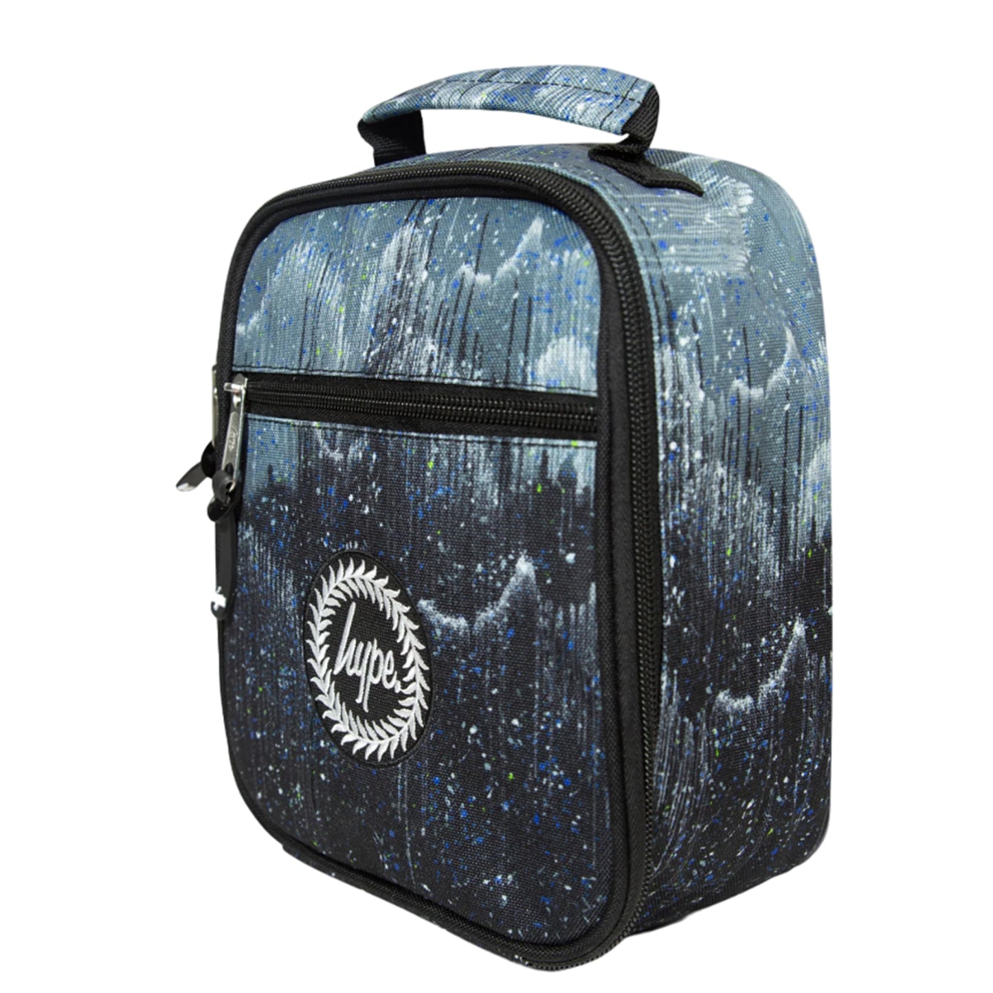 Black-Grey - Side - Hype Glitter Drips Lunch Bag