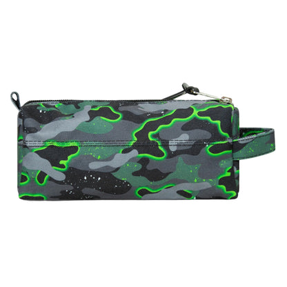 Green - Back - Hype Glow Camo Pencil Case