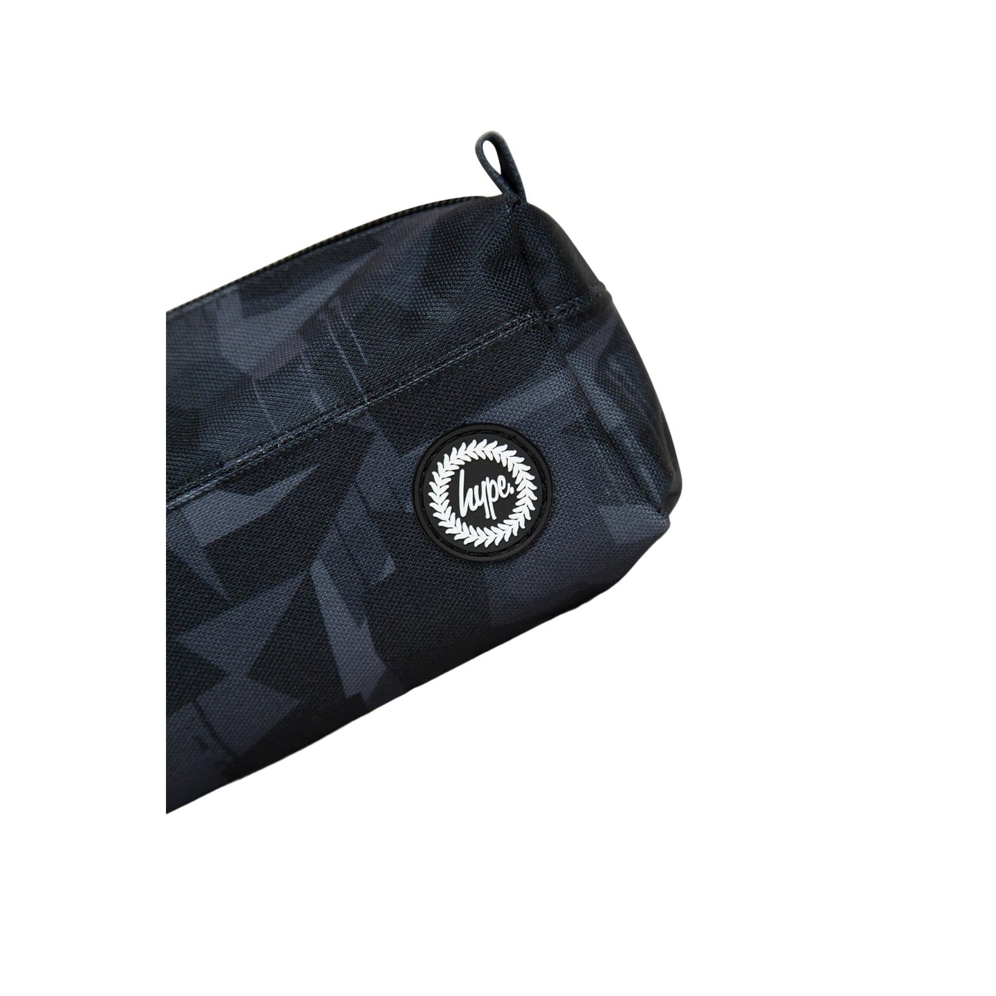 Black - Side - Hype Geo Camo Pencil Case