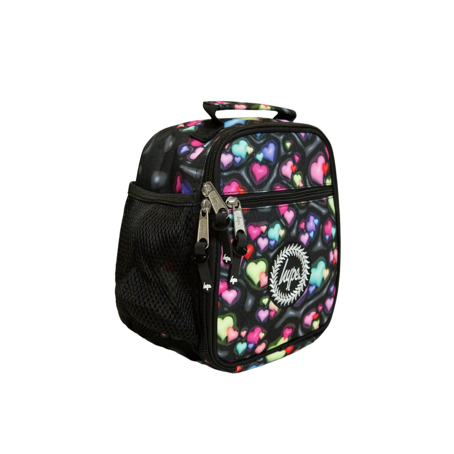 Multicoloured - Side - Hype 3D Hearts Lunch Bag