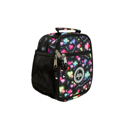 Multicoloured - Side - Hype 3D Hearts Lunch Bag