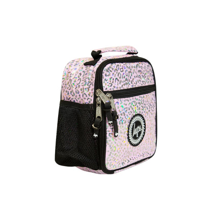 Pink - Side - Hype Animal Print Lunch Bag