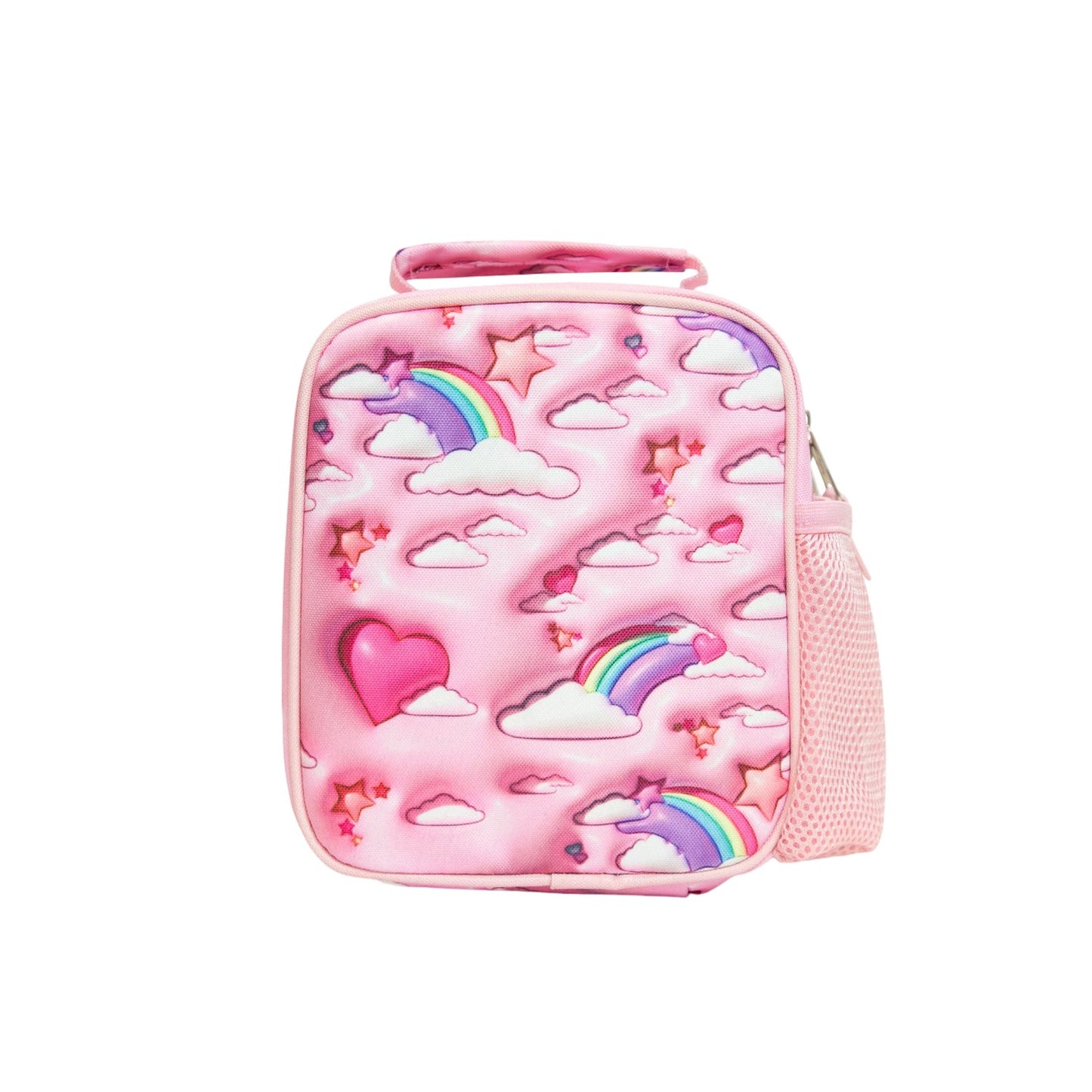 Pink - Back - Hype 3D Clouds Lunch Bag