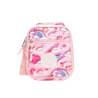 Pink - Front - Hype 3D Clouds Lunch Bag