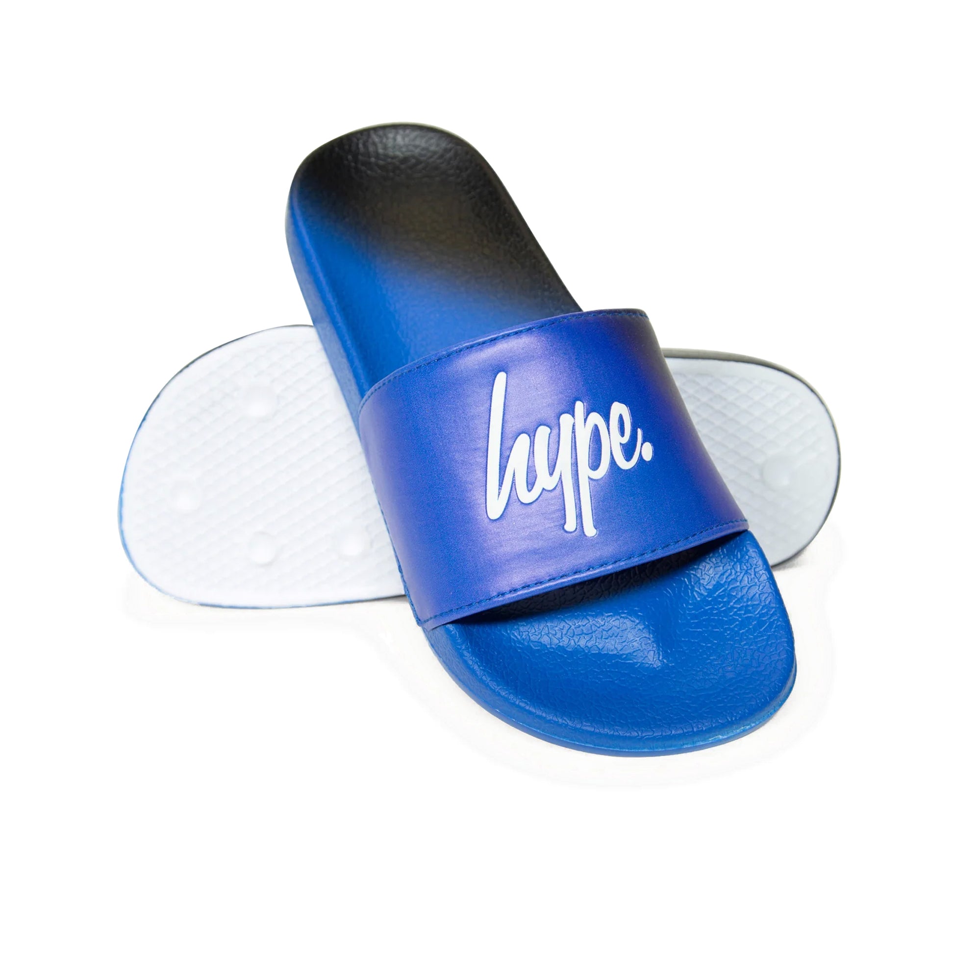 Black-Blue - Side - Hype Boys Fade Sliders