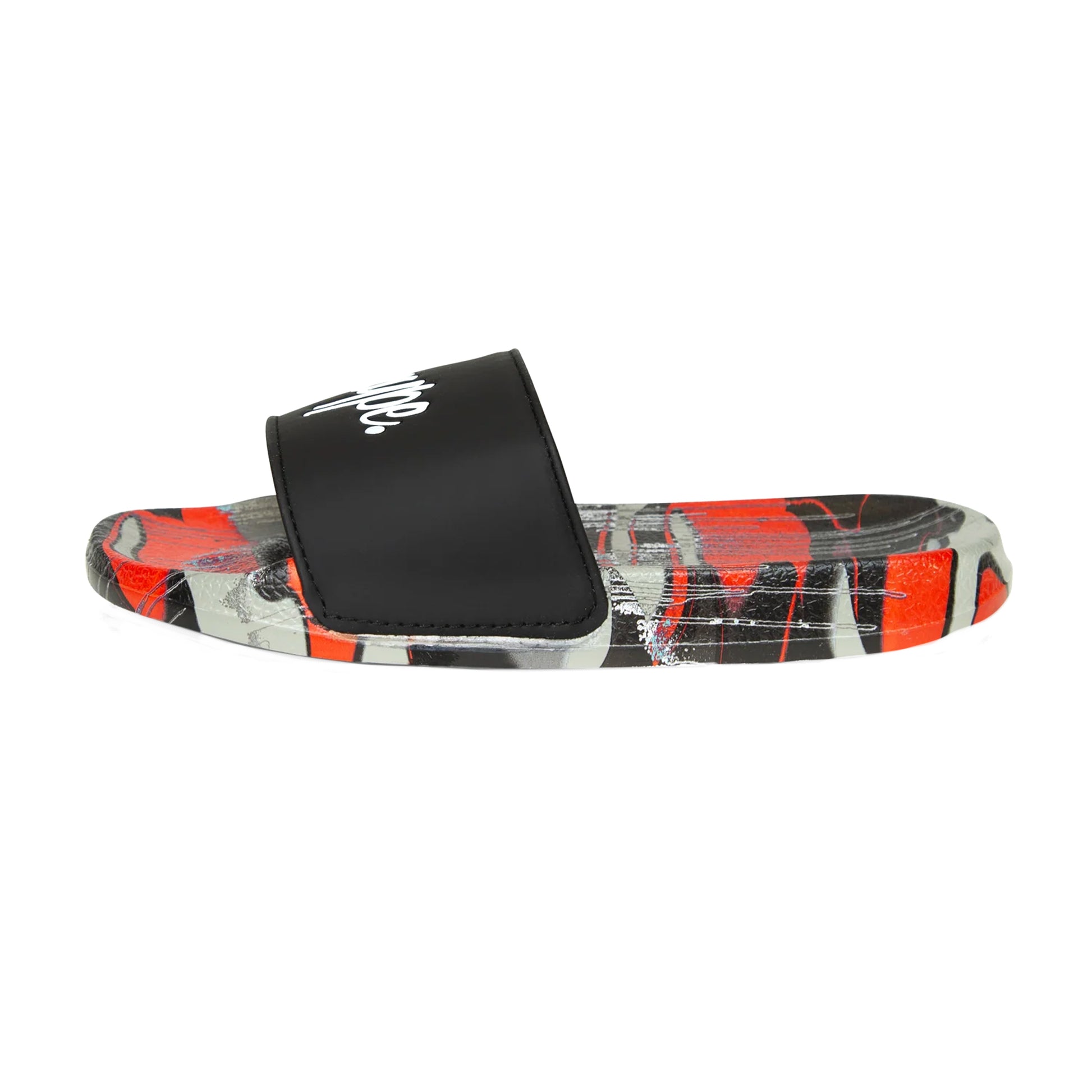 Multicoloured - Back - Hype Boys Camo Blur Drips Sliders