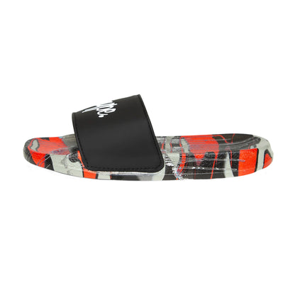 Multicoloured - Back - Hype Boys Camo Blur Drips Sliders