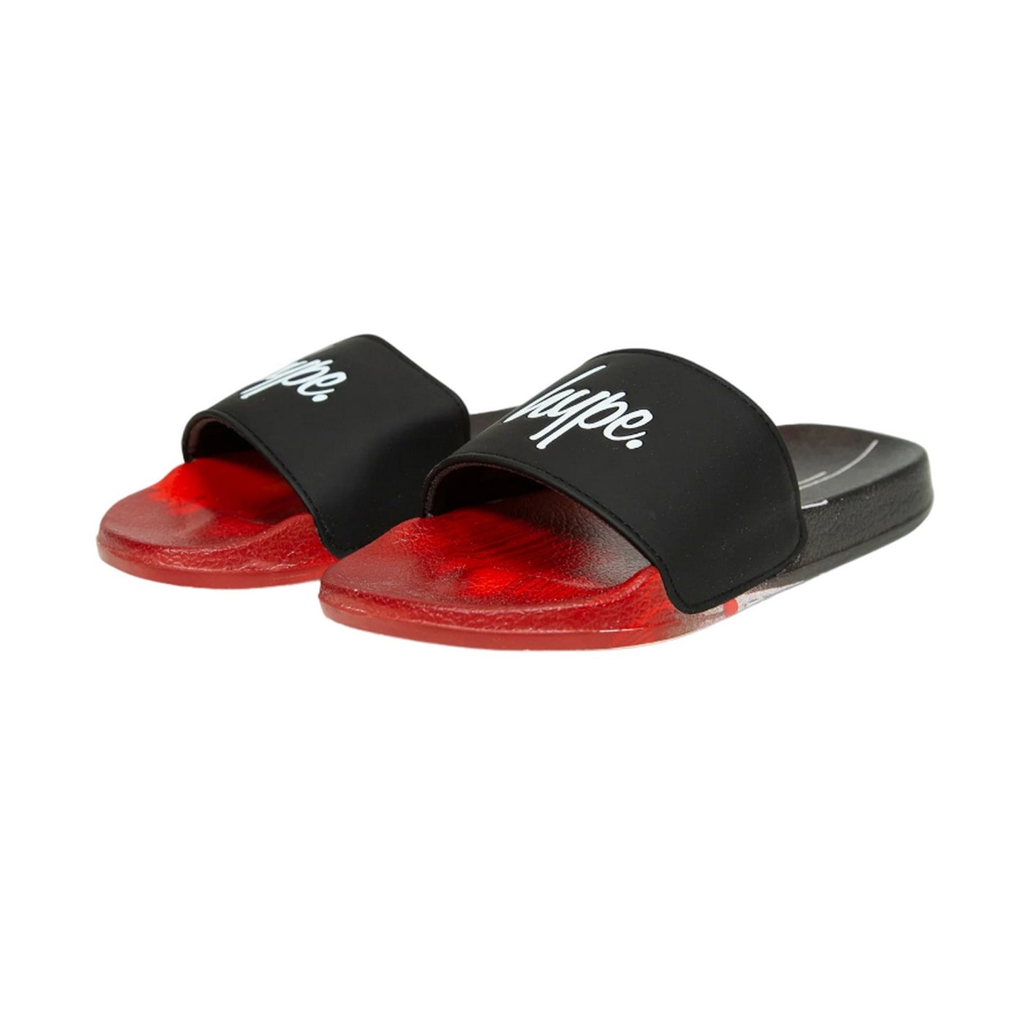 Red-Black-White - Front - Hype Boys Drips Sliders