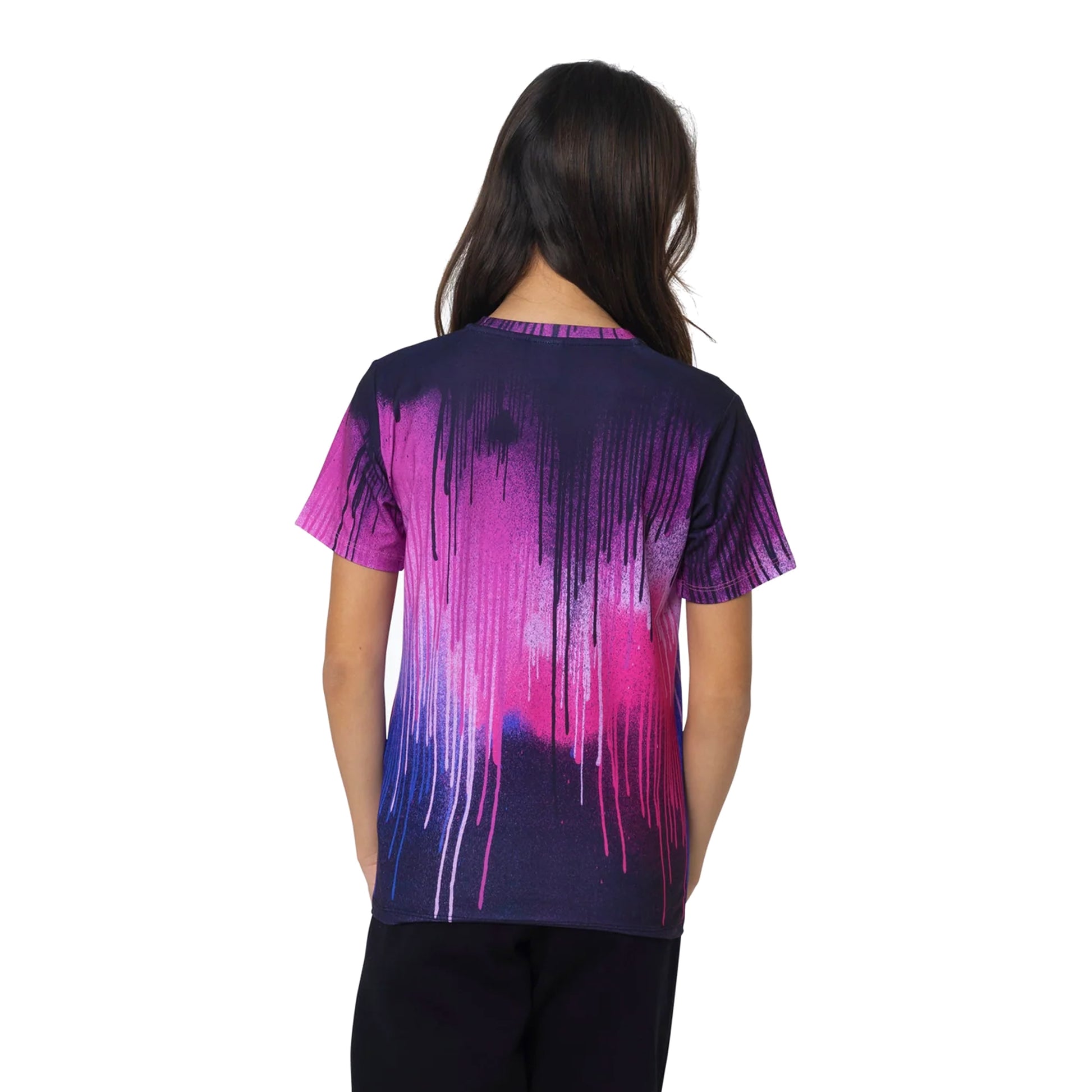 Multicoloured - Back - Hype Girls Drips T-Shirt