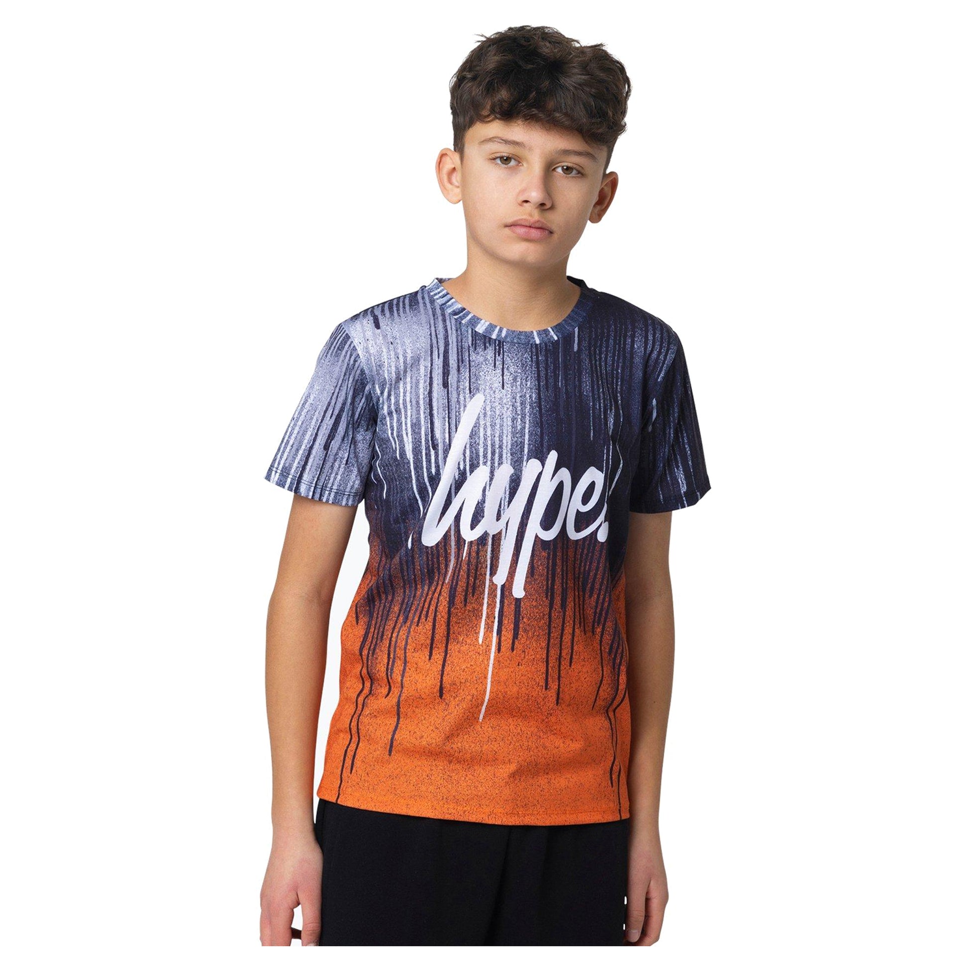 Multicoloured - Front - Hype Boys Drips T-Shirt