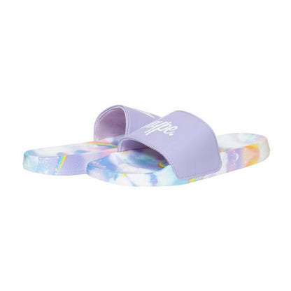 Multicoloured - Back - Hype Girls Rainbow Clouds Script Sliders