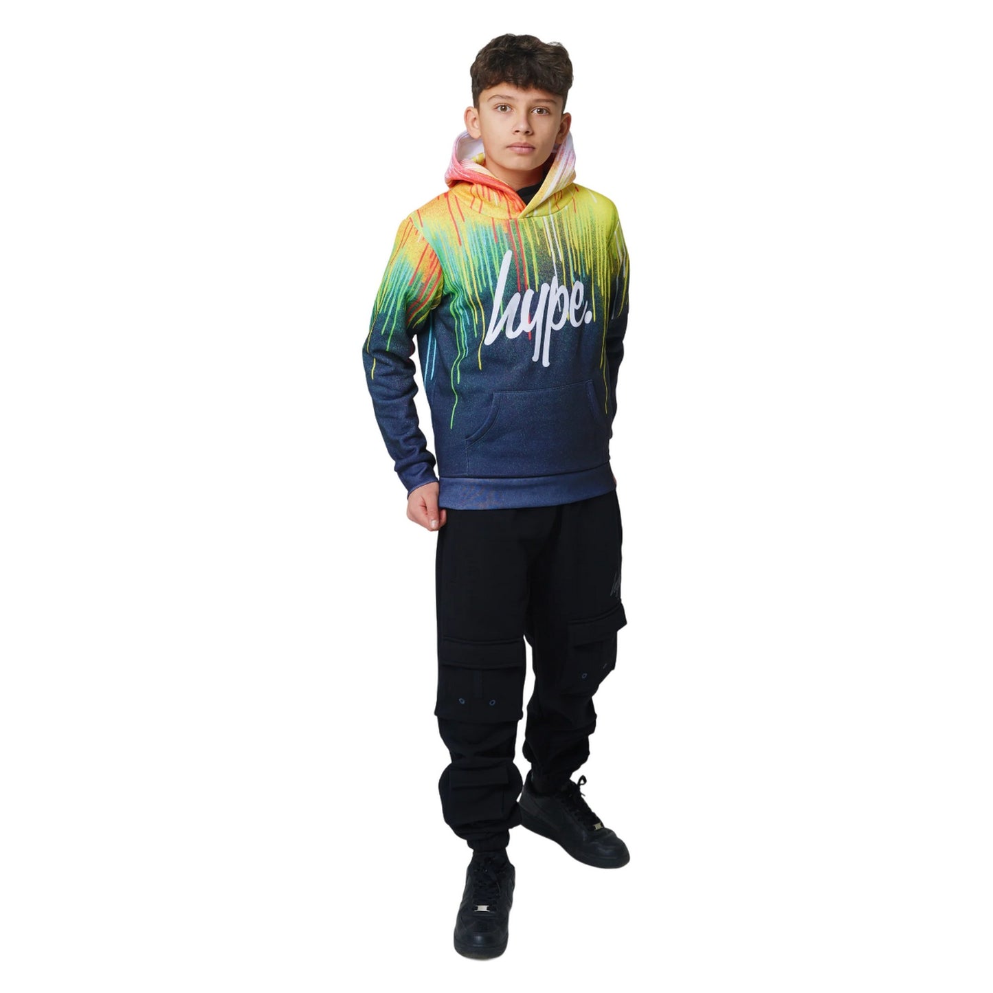 Multicoloured - Side - Hype Boys Drips Hoodie