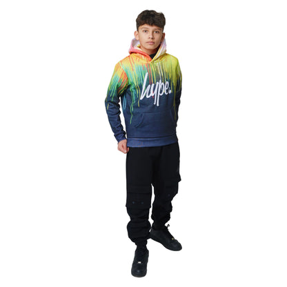 Multicoloured - Side - Hype Boys Drips Hoodie