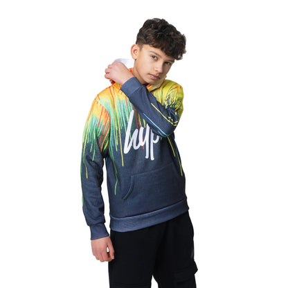 Multicoloured - Front - Hype Boys Drips Hoodie