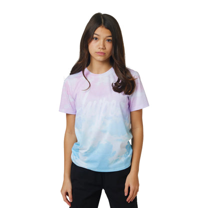 Multicoloured - Front - Hype Girls Pastel Clouds T-Shirt