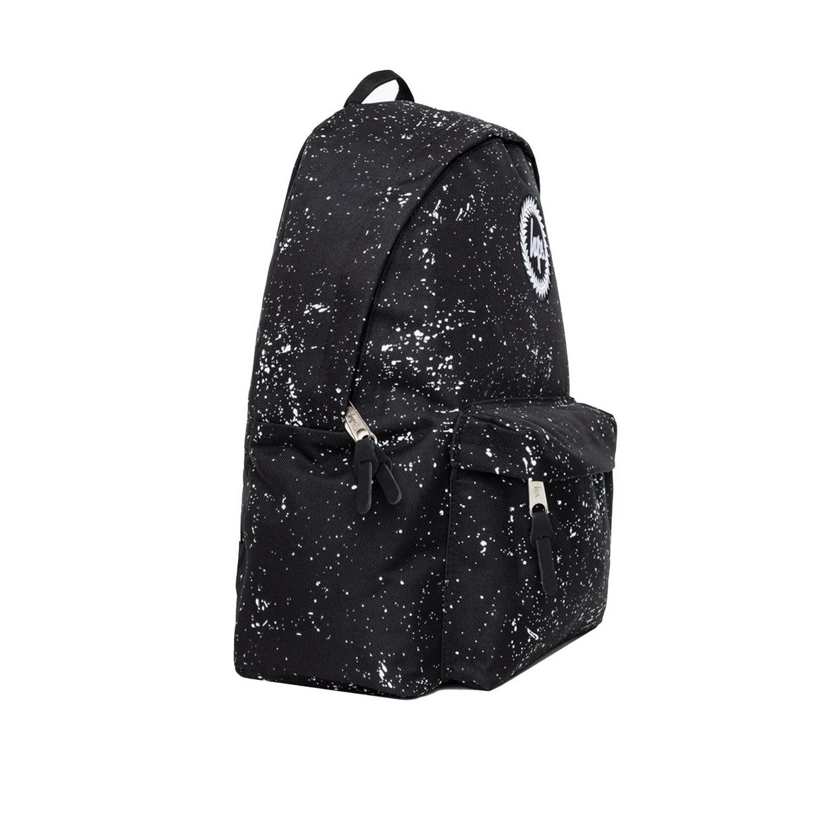 Black - Side - Hype Splattered Backpack