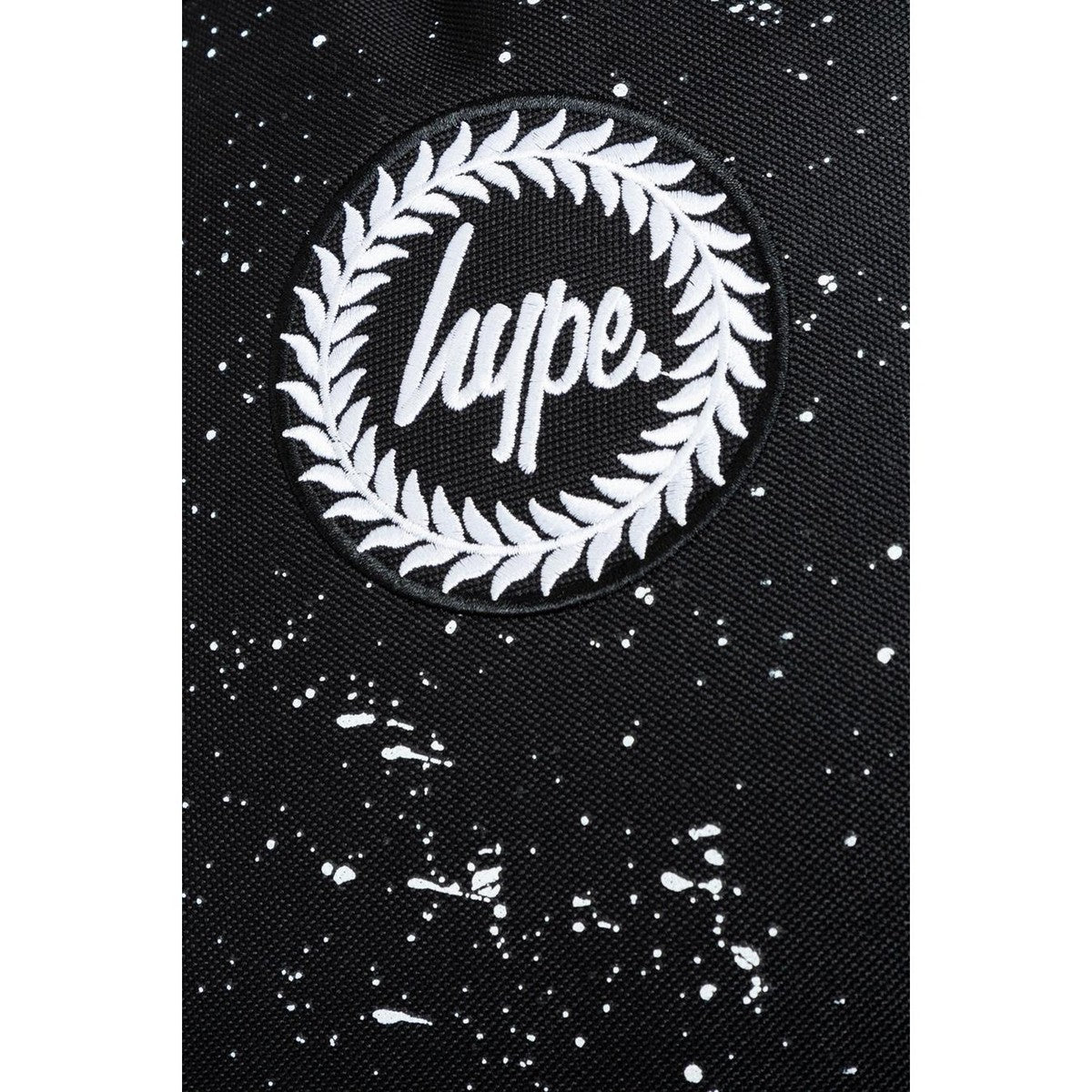Black - Close up - Hype Splattered Backpack