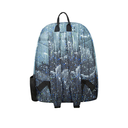 Black - Back - Hype Glitter Drips Backpack