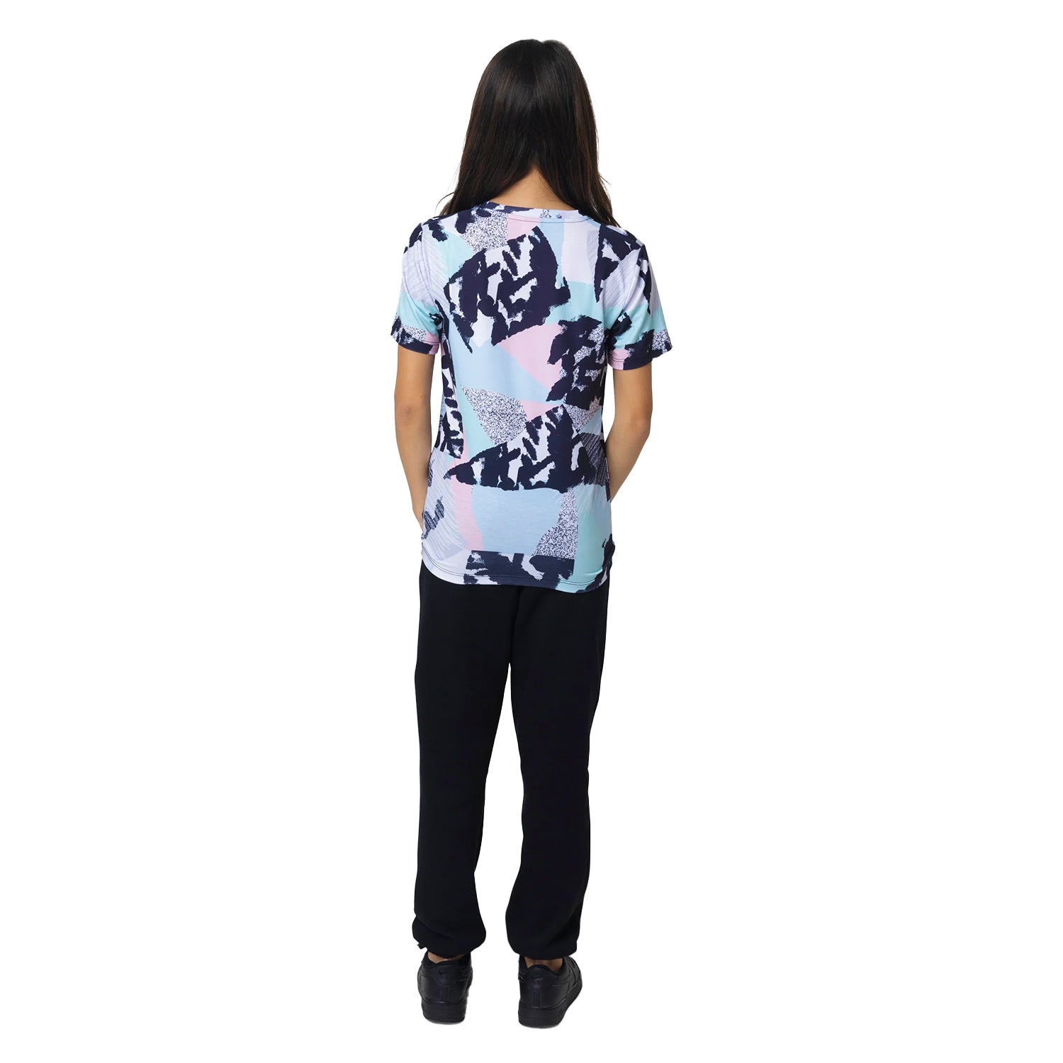 Multicoloured - Back - Hype Girls Pastel Abstract T-Shirt