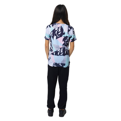 Multicoloured - Back - Hype Girls Pastel Abstract T-Shirt