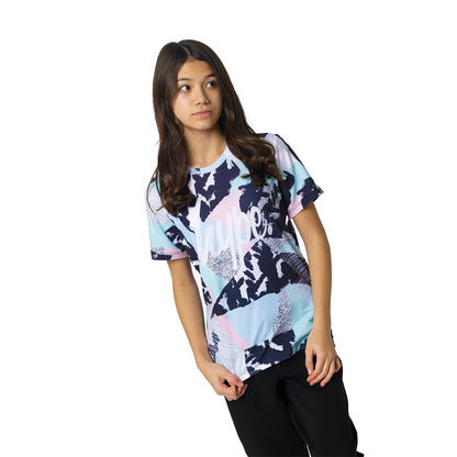 Multicoloured - Side - Hype Girls Pastel Abstract T-Shirt