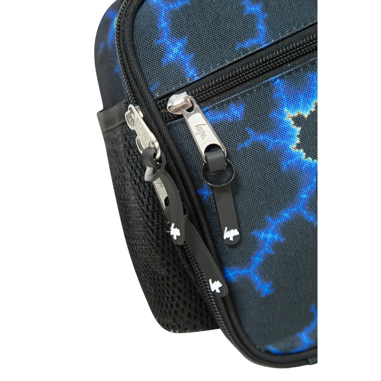 Black-Blue - Close up - Hype Lightning Lunch Bag