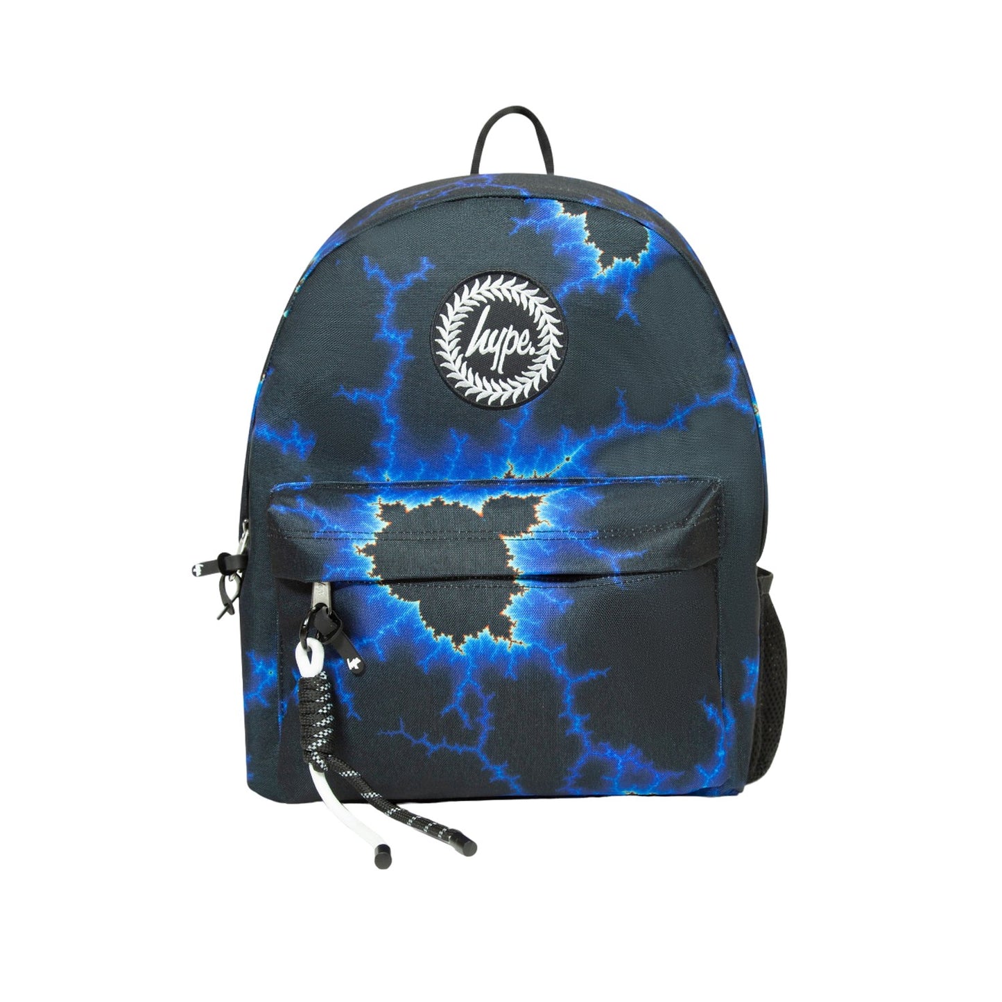 Black-Blue - Front - Hype Iconic Lightning Backpack