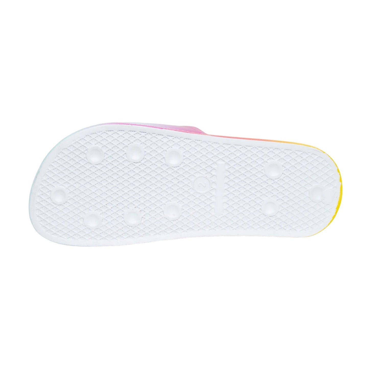Multicoloured - Side - Hype Girls Ibiza Sun Fade Script Sliders