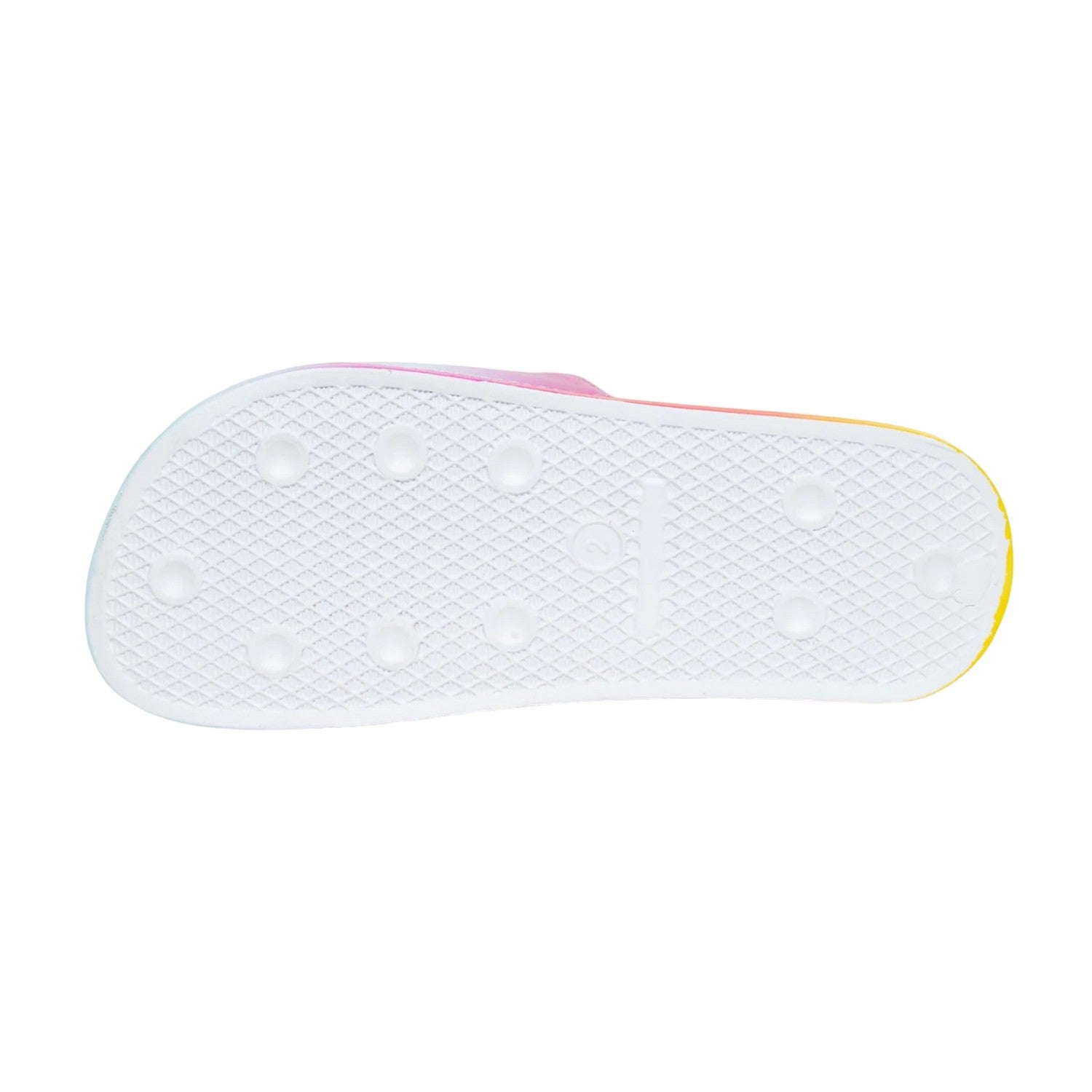 Multicoloured - Side - Hype Girls Ibiza Sun Fade Script Sliders