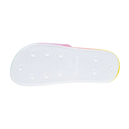 Multicoloured - Side - Hype Girls Ibiza Sun Fade Script Sliders