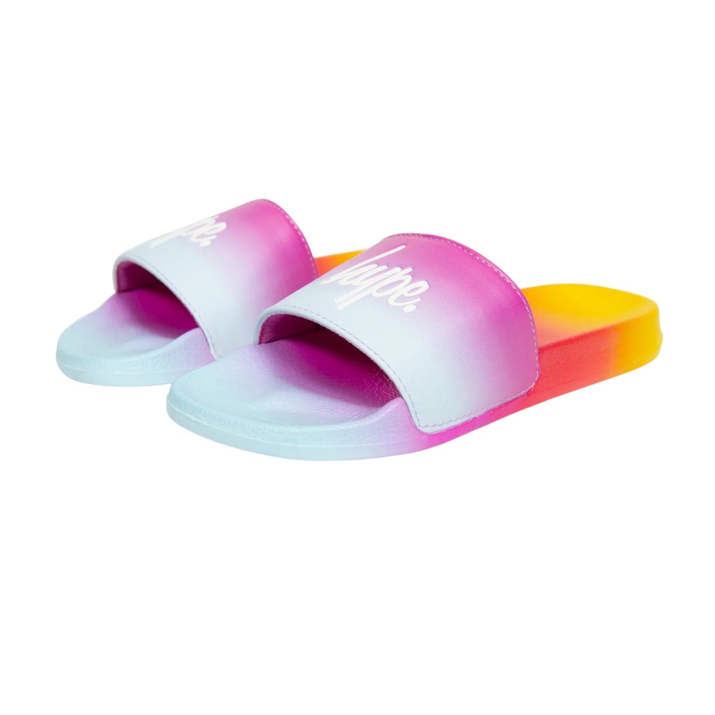 Multicoloured - Pack Shot - Hype Girls Ibiza Sun Fade Script Sliders