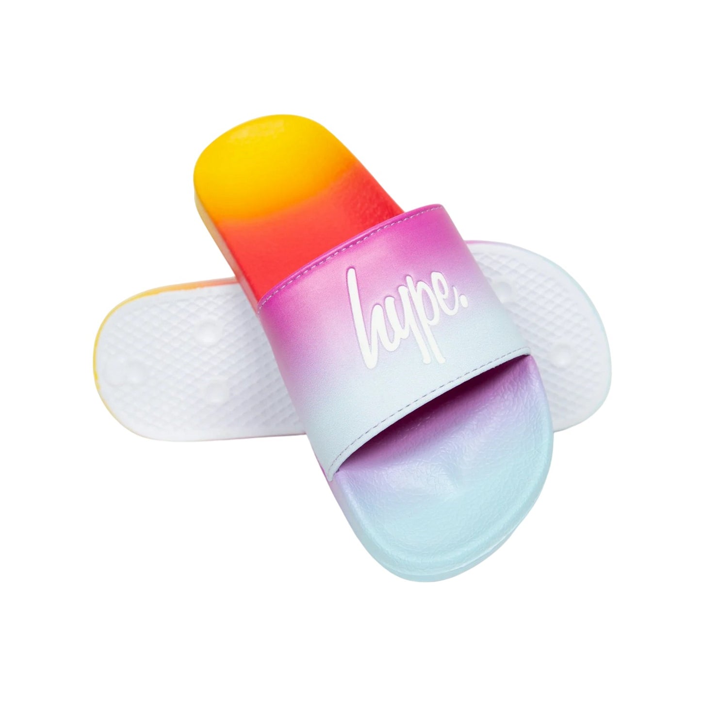 Multicoloured - Close up - Hype Girls Ibiza Sun Fade Script Sliders