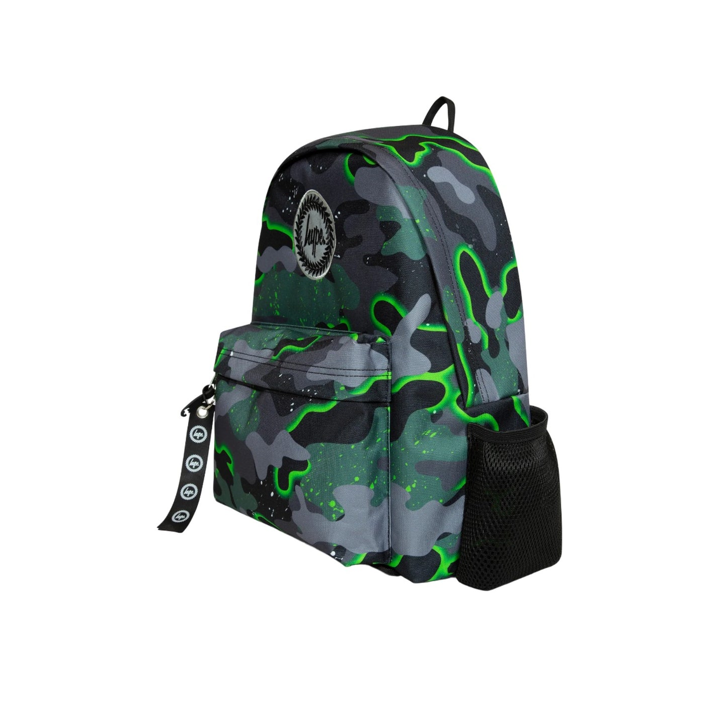 Green-Black-Grey - Lifestyle - Hype Glow Camo Backpack