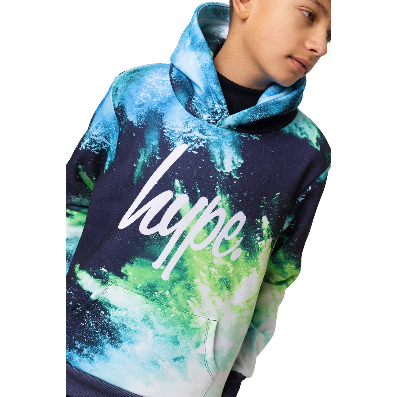 Multicoloured - Side - Hype Boys Chalk Dust Hoodie
