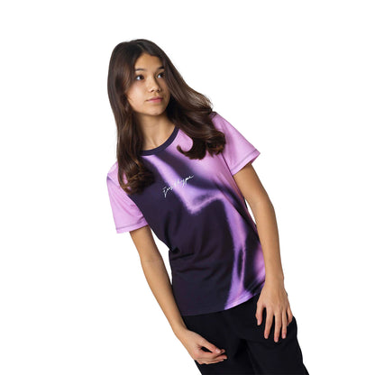 Black - Side - Hype Girls Spray Fade T-Shirt