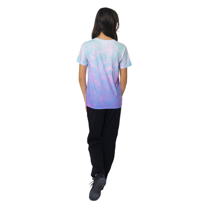 Multicoloured - Back - Hype Girls Pastel Tie Dye T-Shirt
