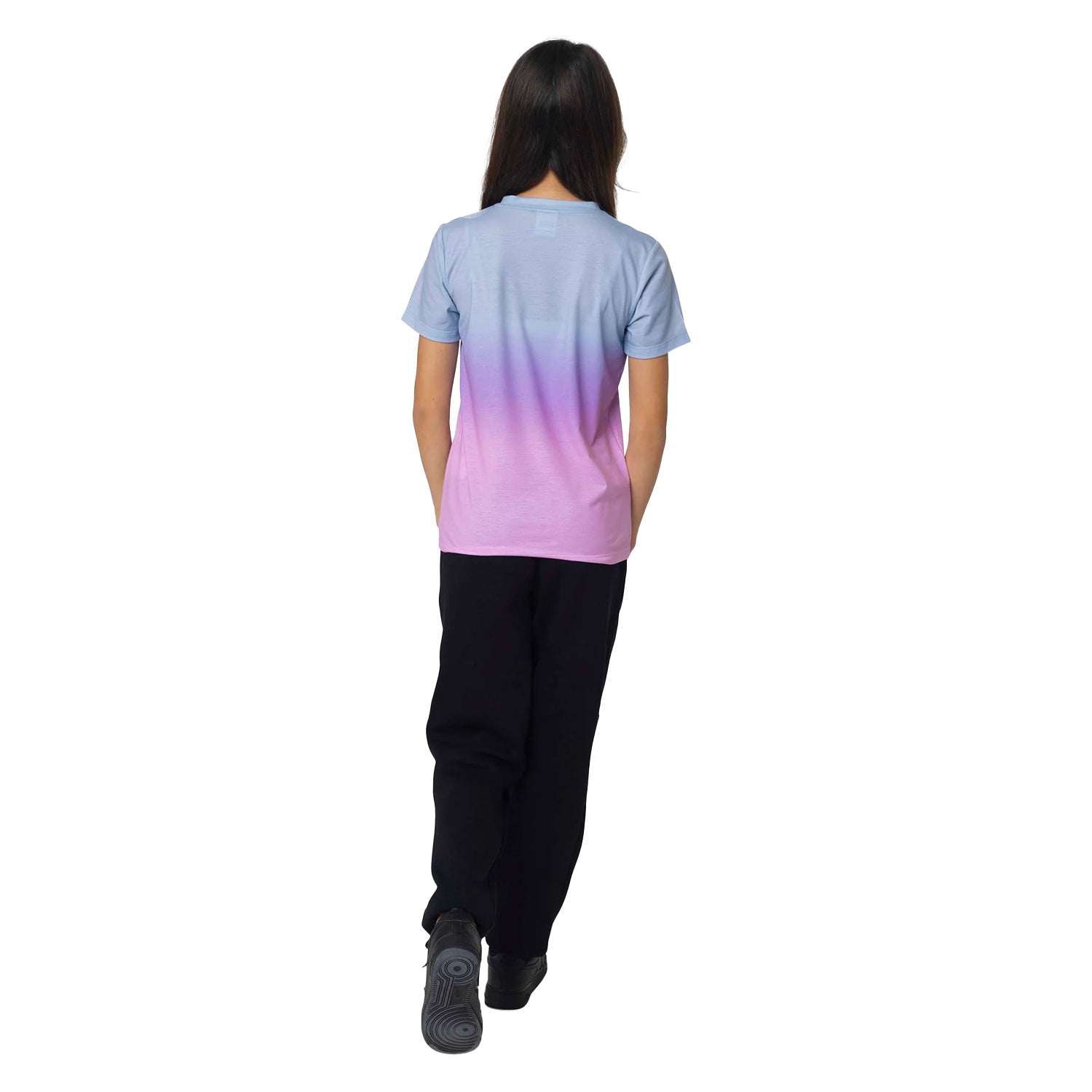 Pink-Blue - Back - Hype Girls Fade T-Shirt