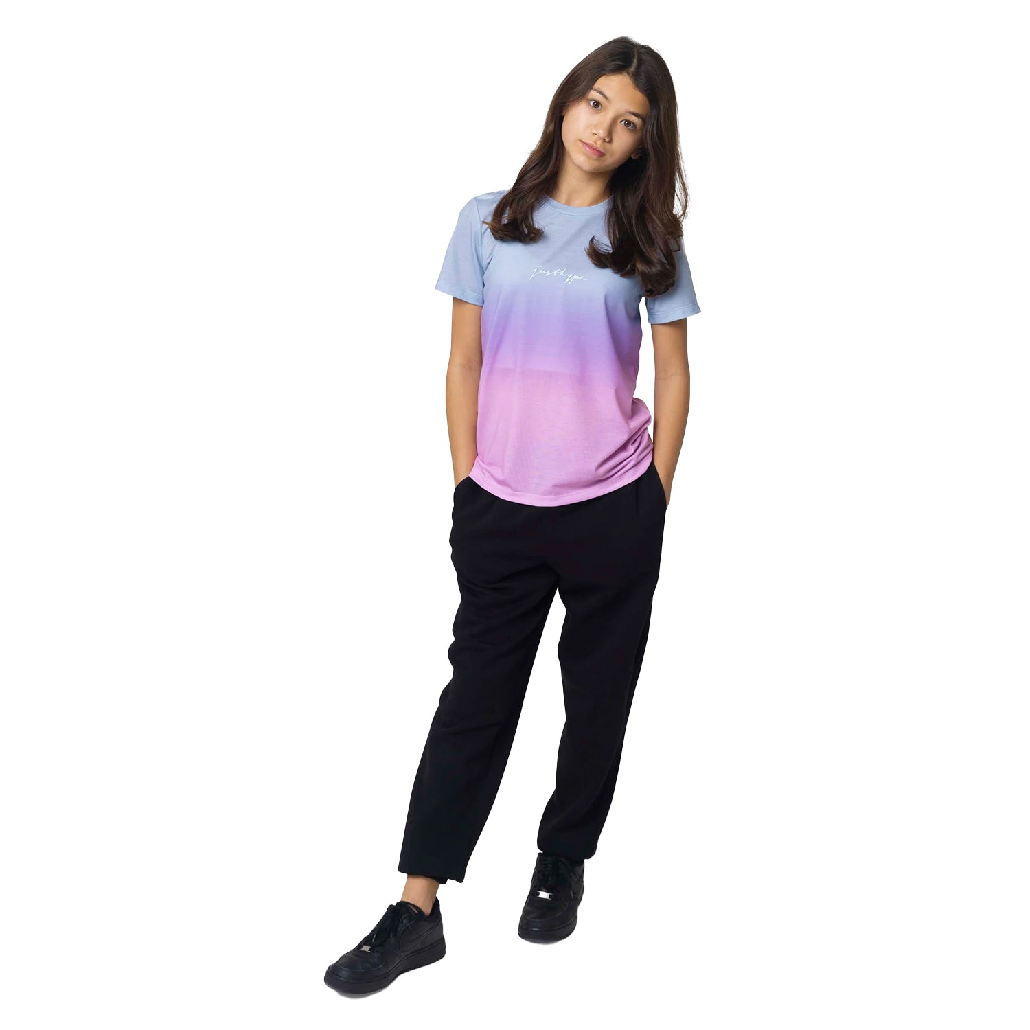 Pink-Blue - Lifestyle - Hype Girls Fade T-Shirt