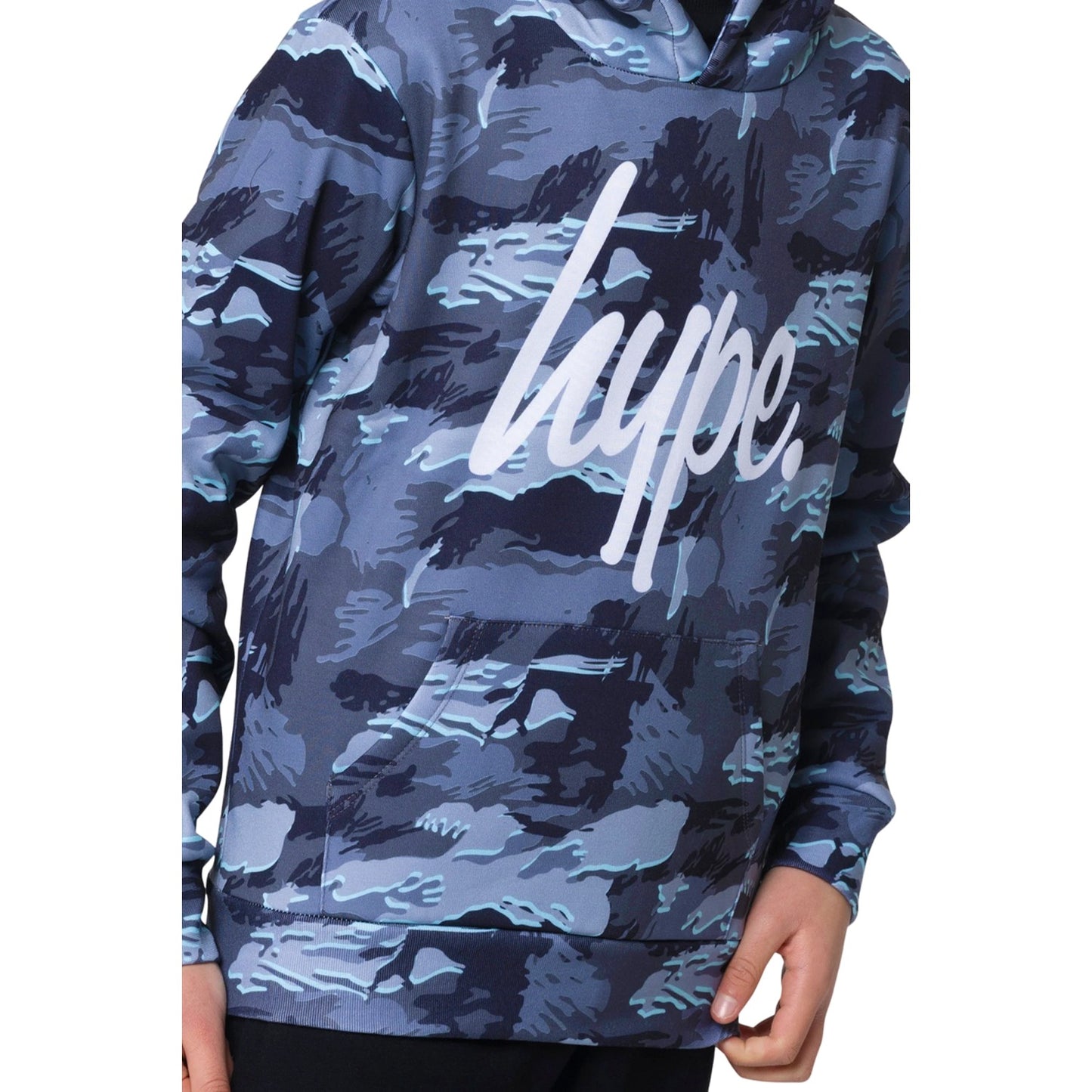 Multicoloured - Back - Hype Boys Gloom Camo Hoodie