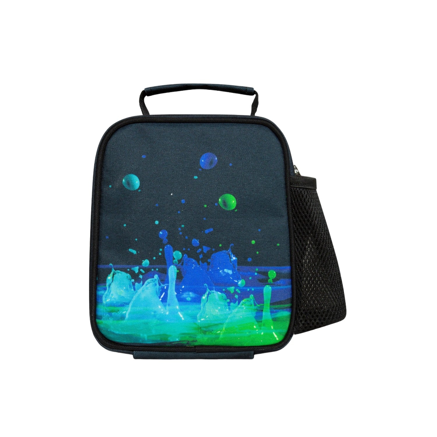 Black-Blue-Green - Back - Hype 3D Droplets Lunch Box