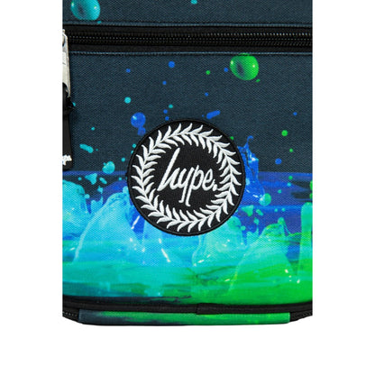 Black-Blue-Green - Pack Shot - Hype 3D Droplets Lunch Box