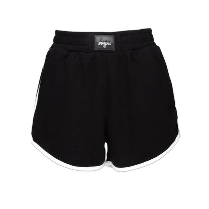 Black - Front - Hype Girls Runner Shorts
