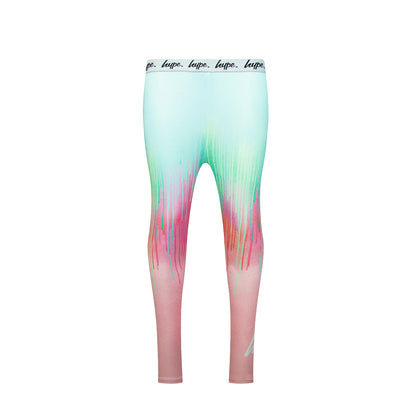 Multicoloured - Back - Hype Girls Drips Leggings