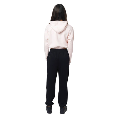Pink - Pack Shot - Hype Girls Scribble Crop Hoodie