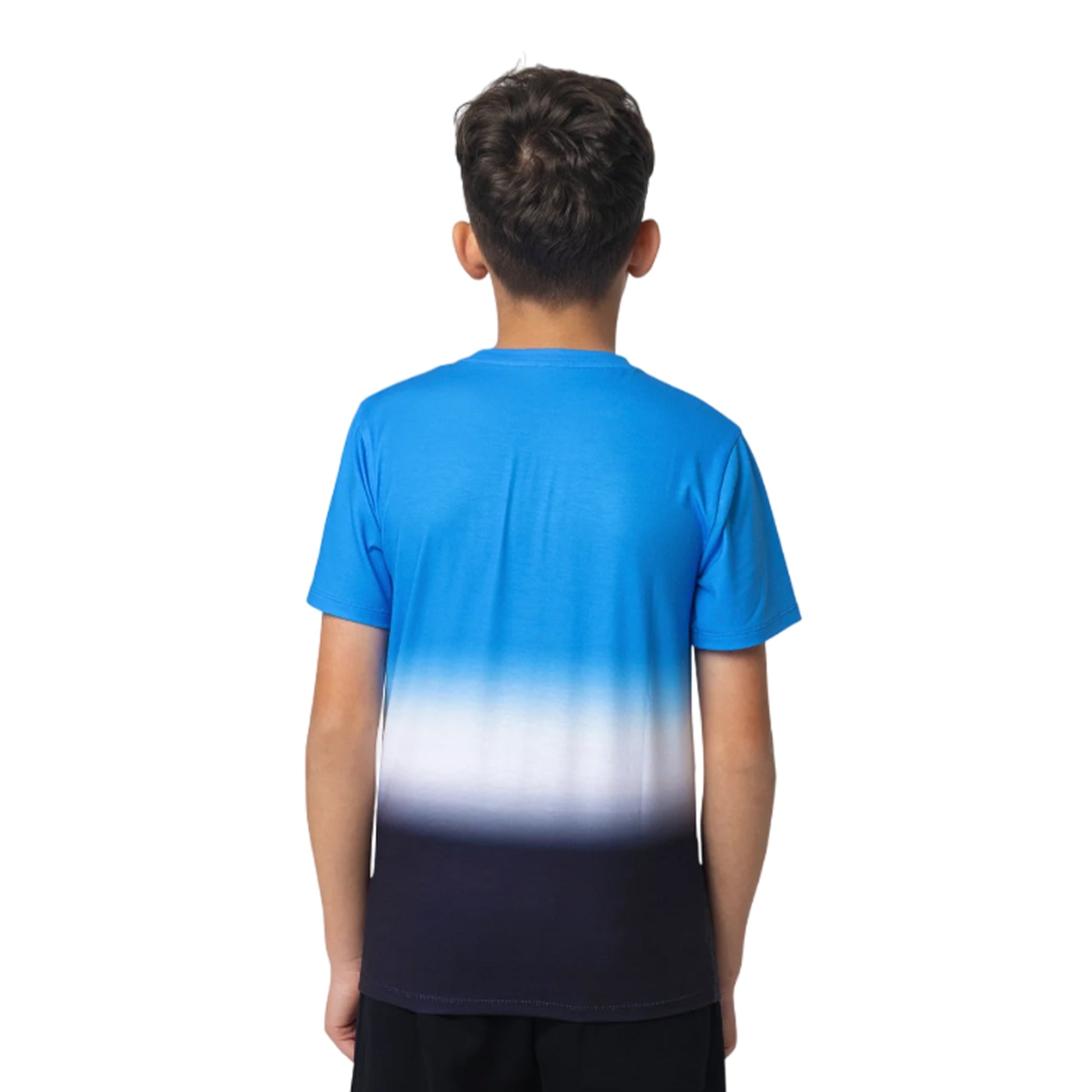 Blue-White-Black - Back - Hype Boys Changing Skies Fade T-Shirt