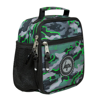 Green-Black-Grey - Lifestyle - Hype Glow Camo Lunch Box