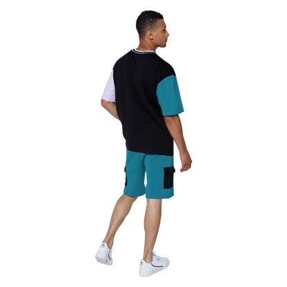 Teal - Lifestyle - Hype Unisex Adult Continu8 Cargo Pocket Shorts
