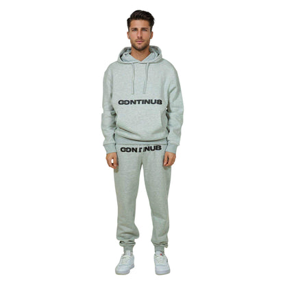 Grey - Side - Hype Unisex Adult Continu8 Boxy Jogging Bottoms